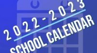 School Calendar 2022 – 2023