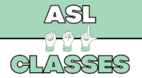 Online ASL Classes flyer -Spring 2024